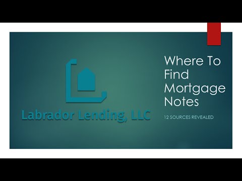 Where To Accept Mortgage Notes
