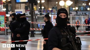 Paris Gare du Nord stabbing assault leaves six injured – BBC News