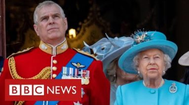 Queen strips Prince Andrew of HRH title and navy roles – BBC News
