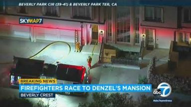 Firefighters acknowledge to actor Denzel Washington’s dwelling | ABC7