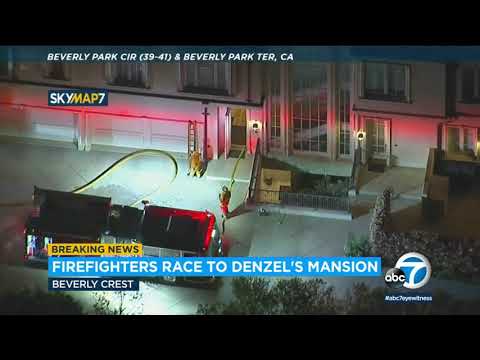 Firefighters acknowledge to actor Denzel Washington’s dwelling | ABC7