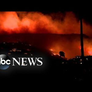 Orange County wildfire threaten dear real estate l WNT
