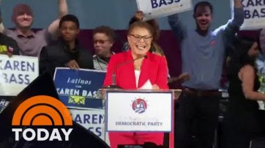 Karen Bass Makes History As First Lady To Support As LA Mayor