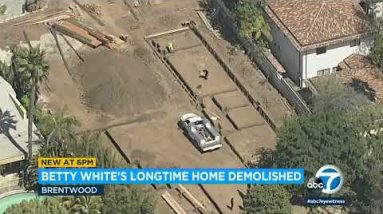 Betty White’s frail Brentwood dwelling used to be demolished months after promoting for $10.6M